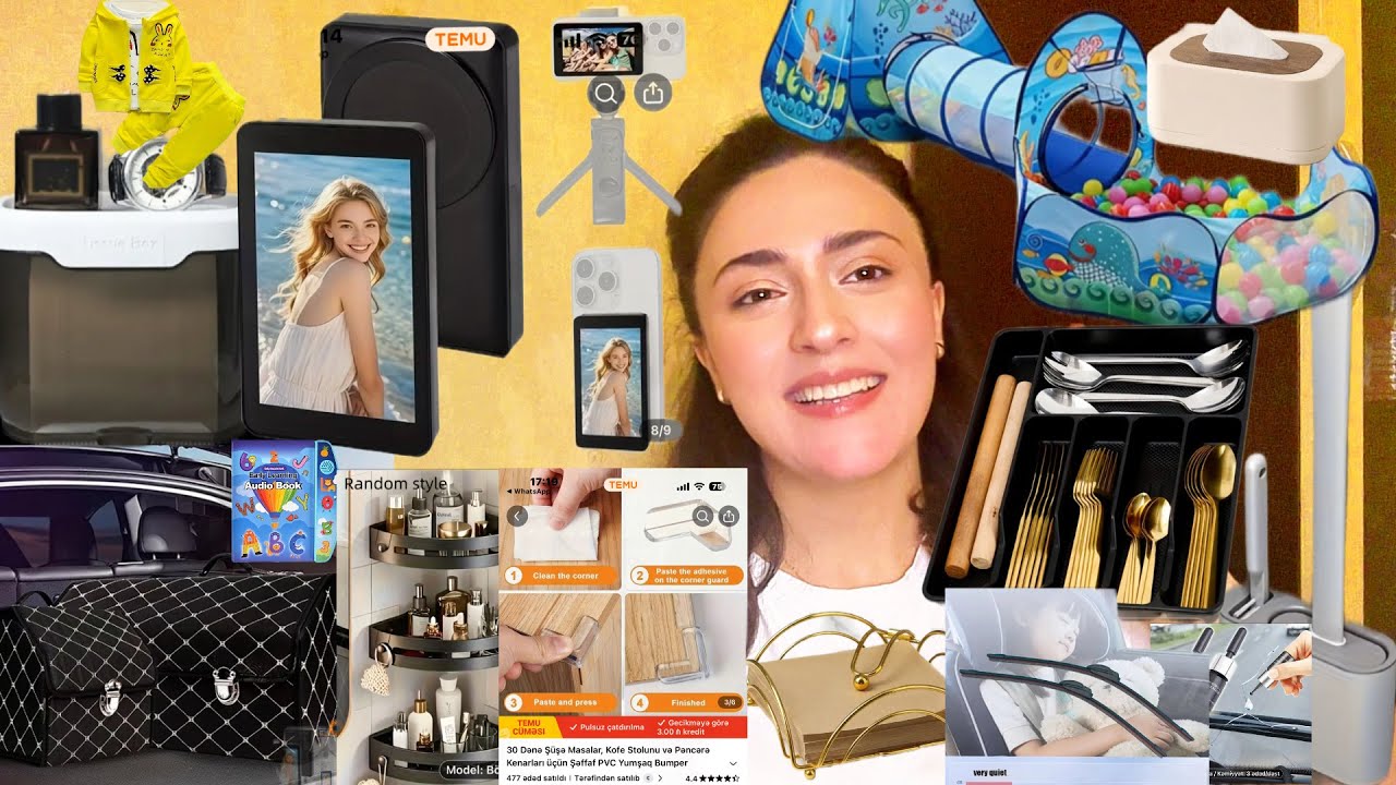 Temu-da Kişilər nə alır belə?😱400 manatlıq🤯yoldaşımın sifarişlərinə Qadın gözü ilə baxaq?!🛍️💃🏼📦