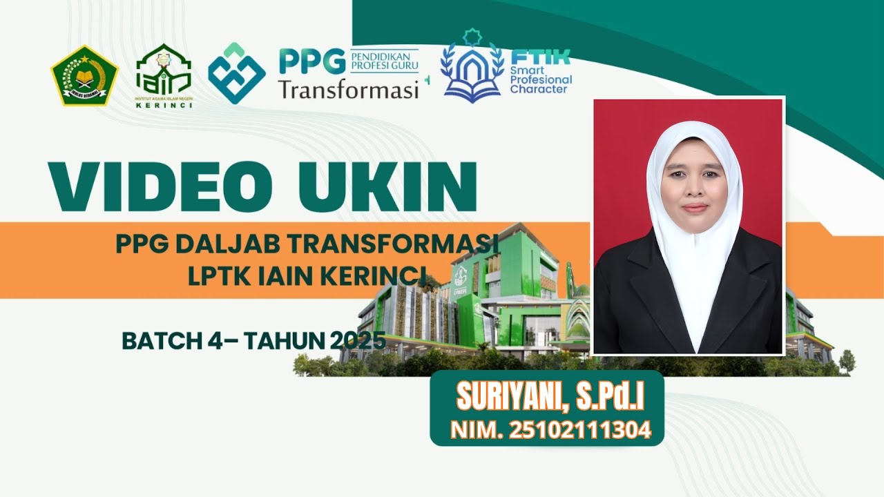 Video UKIN Suriyani, S.Pd.I