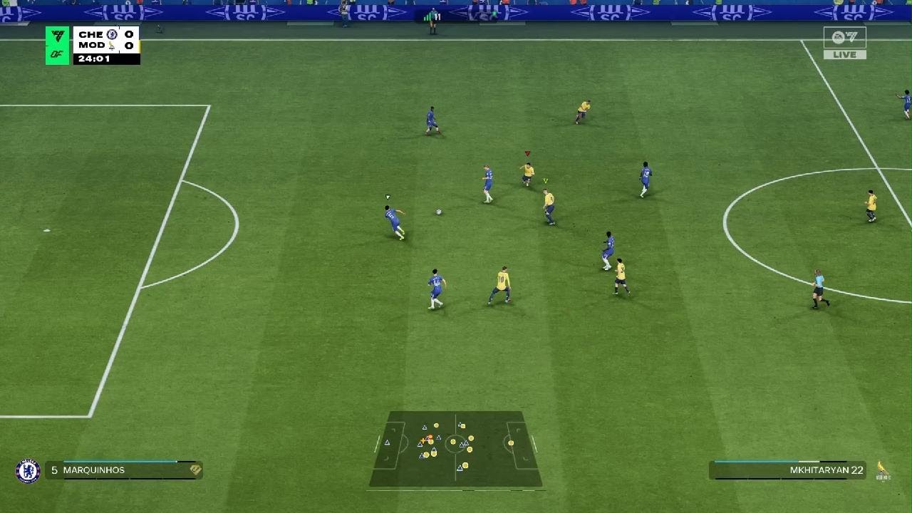 Serie B - Chelsea 0-3 Modena