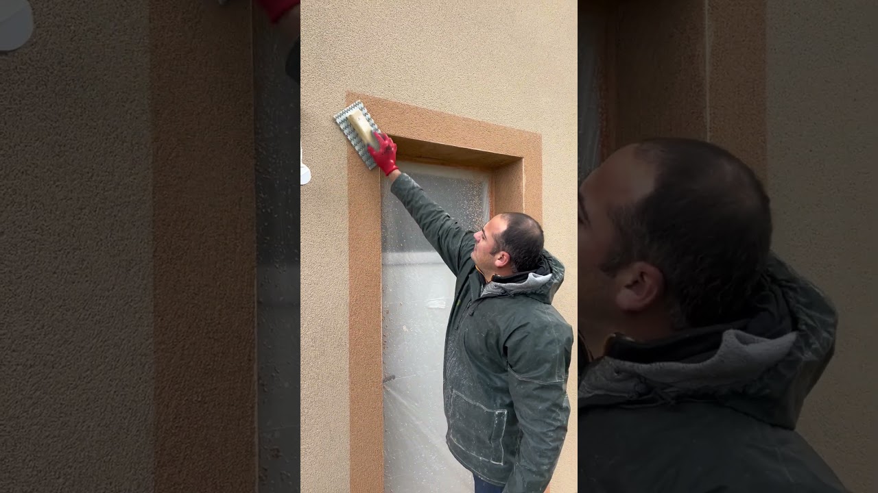 Ravalement mono couche d&eacute;coration fa&ccedil;ade