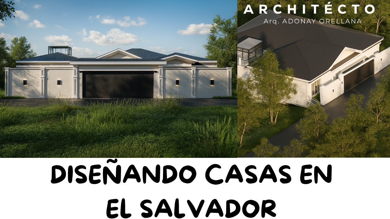DISEÑANDO CASAS EN EL SALVADOR. CASA RESIDENCIAL AMERICANA EN ZARAGOZA LA LIBERTAD