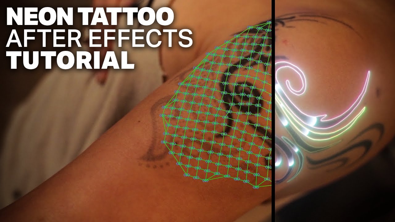 After Effects Neon Tattoo Tutorial