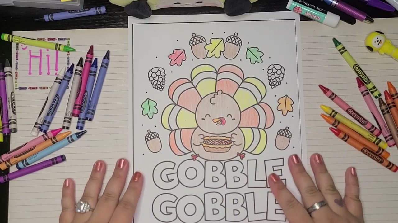 Happy Thanksgiving- Color With Me #7