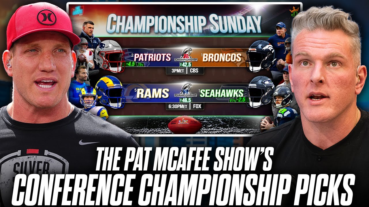 The Pat McAfee Show's Picks For NFL's Conference Championship Games