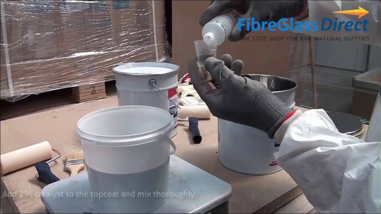How to apply GRP / Fibreglass Roofing Topcoat