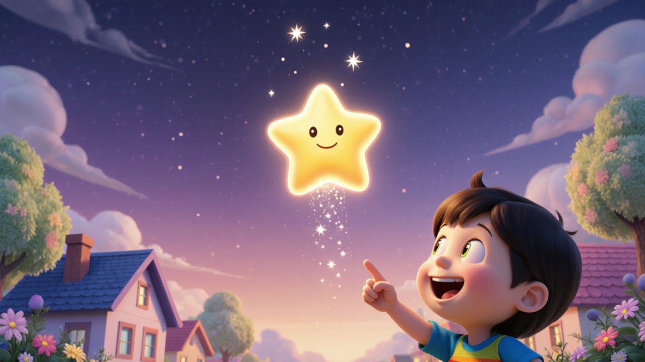 Маленькая звёздочка заснула слишком рано | Детские песенки и стишки для малышей