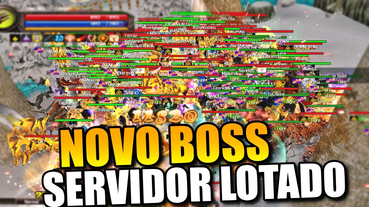 SERVIDOR LOTADO! NOVO BOSS CHEGOU NO WYD BALERION