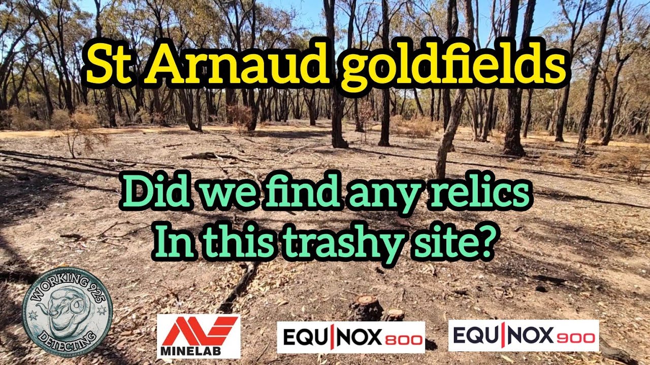 #30 metal detecting for coins and relics in the Australian bush  (St arnaud victoria goldfields)