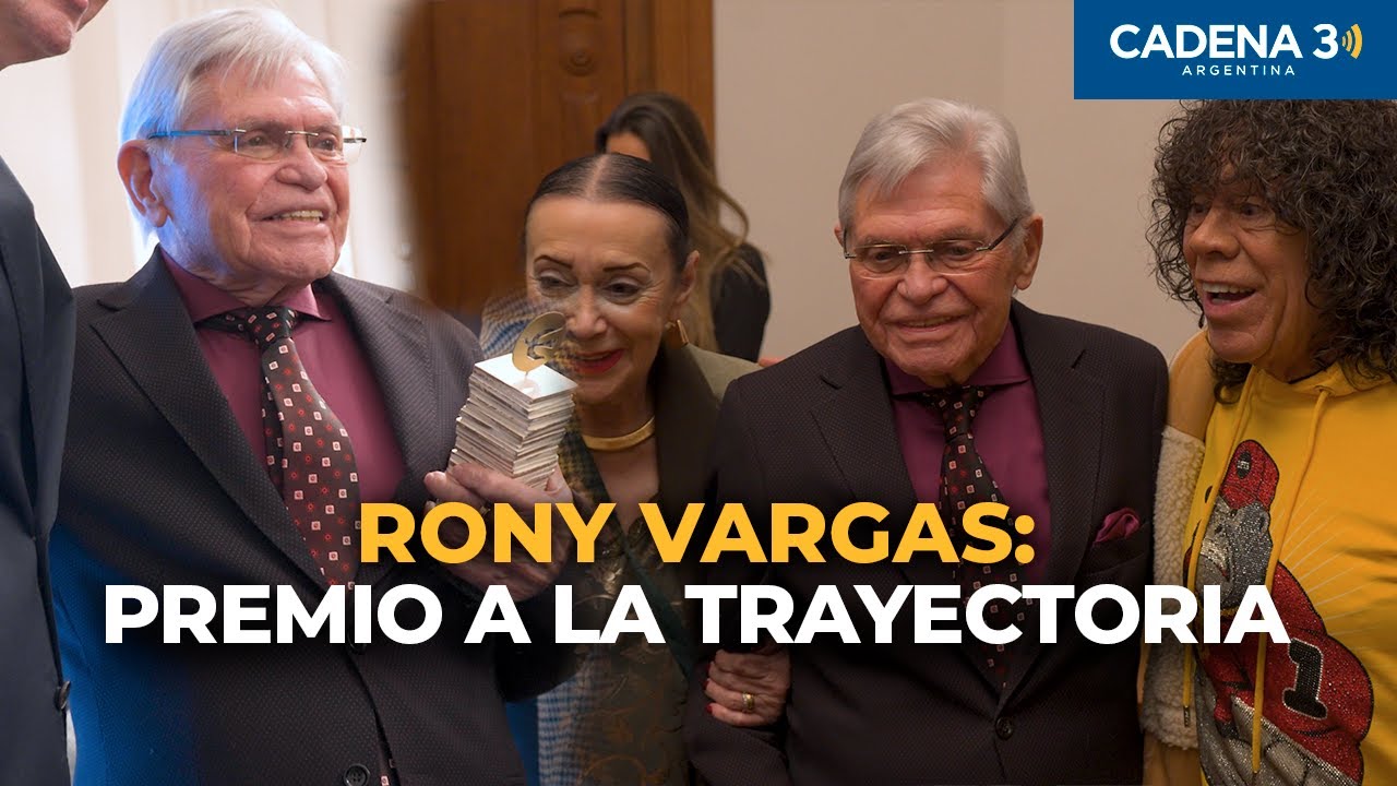RONY VARGAS fue distinguido por su carrera en los medios de comunicaci&oacute;n | Cadena 3 Argentina