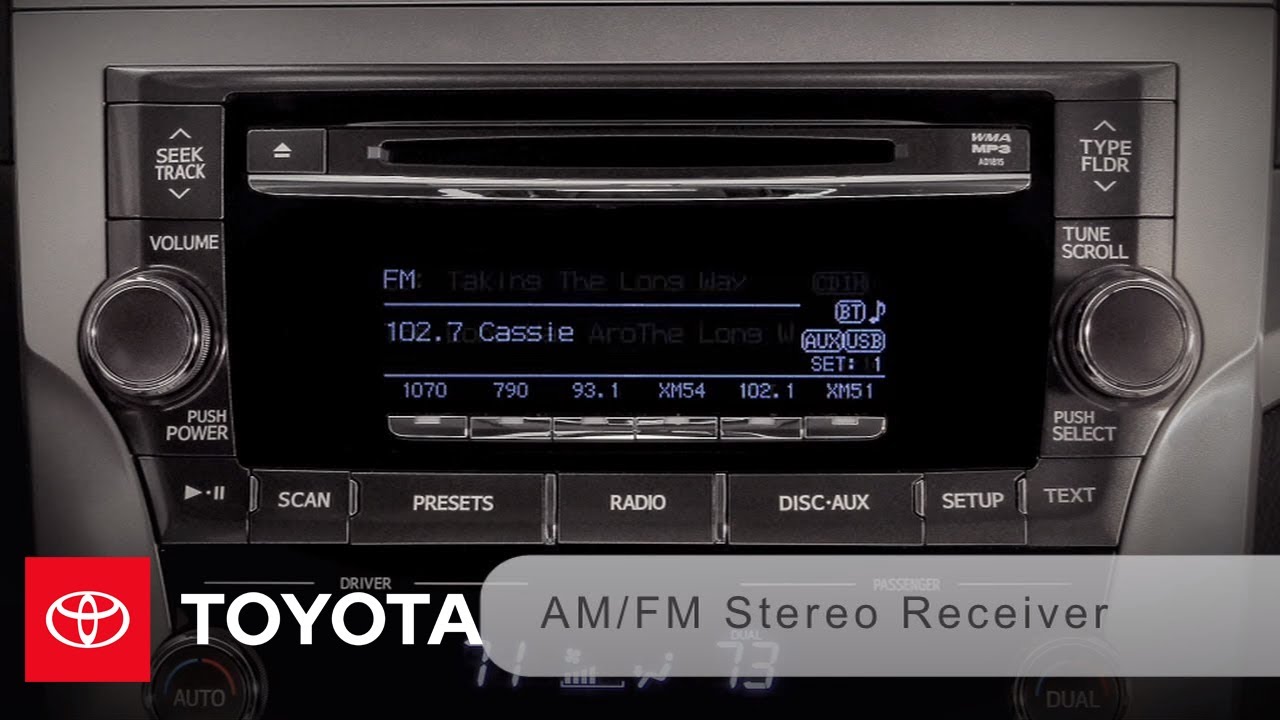 2011-2012 Avalon How-To: Standard And JBL Synthesis® Audio Without Navigation | Toyota