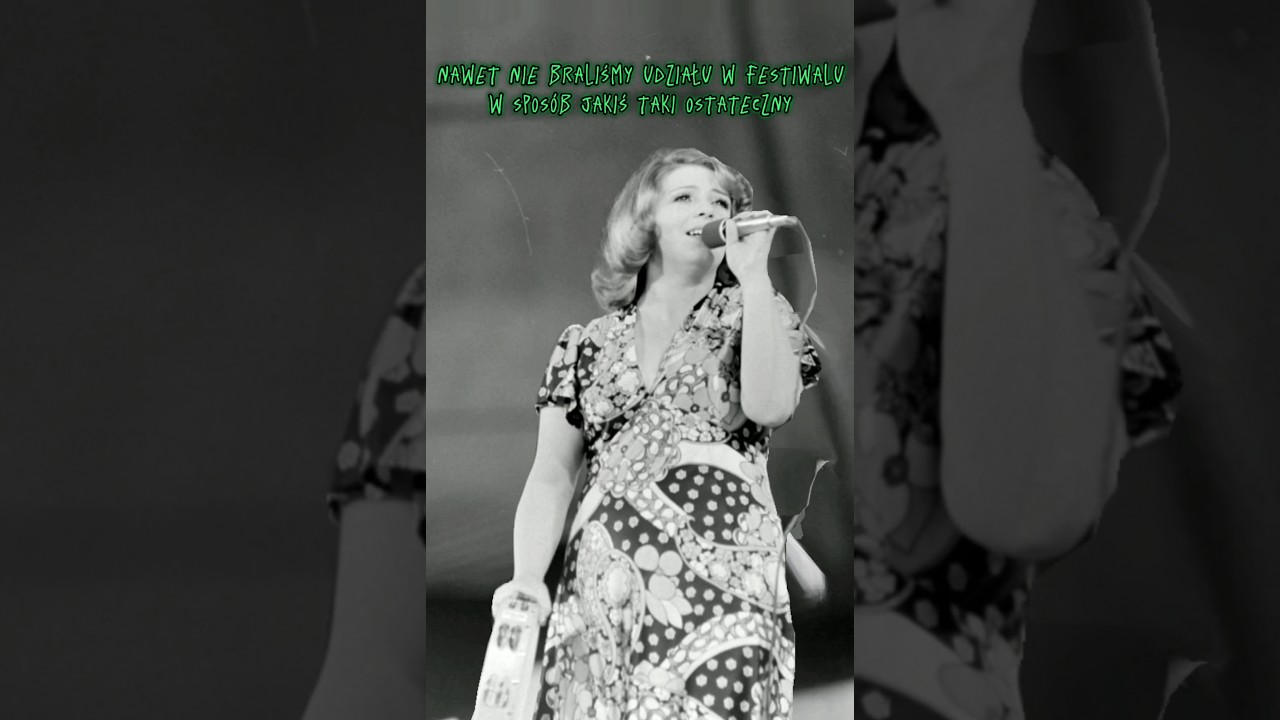 Z archiwum opolskiego festiwalu - Ewa Bem, fragment magazynu festiwalowego "Dziś sobota"