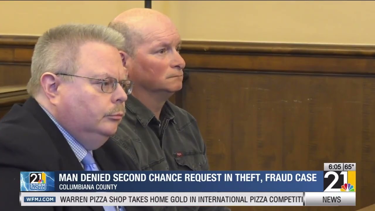Мужчине отказано в просьбе о втором шансе по делу о краже и мошенничестве.
