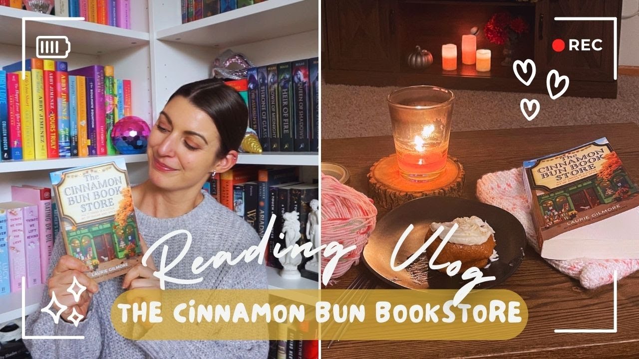 READING VLOG | The Cinnamon Bun Bookstore ✨no spoilers✨