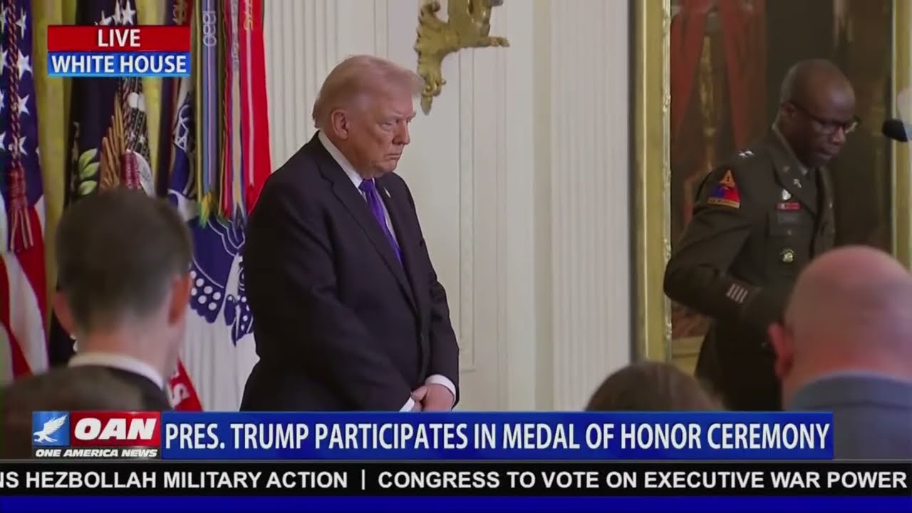 LIVE: President Trump Participates in Medal Of Honor Ceremony
