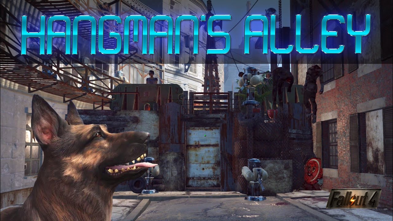Fallout 4: Hangman's Alley Tour! -No Mods-