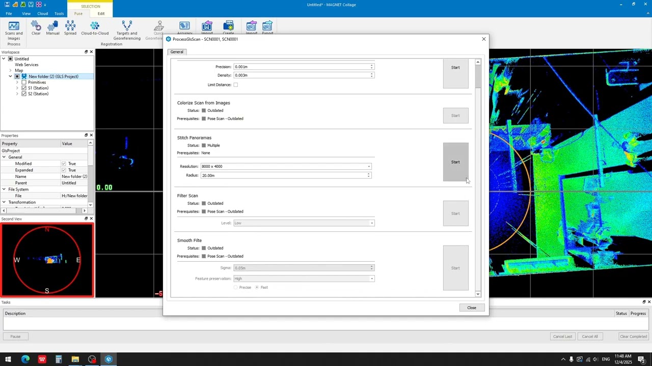 Topcon GLS2000 | Part4 - Data processing on MAGNET collage