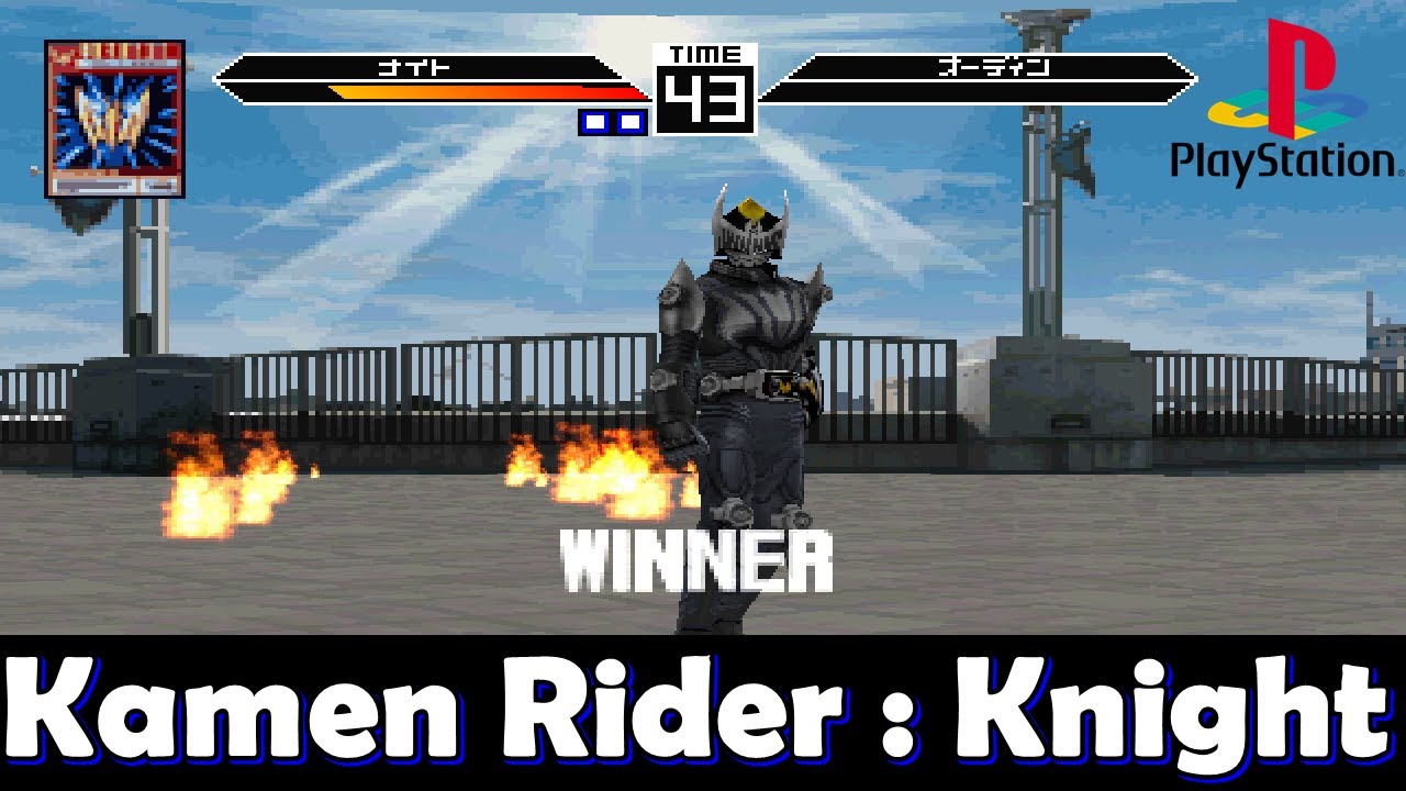 Kamen Rider Ryuki | Knight | PS1 Gameplay