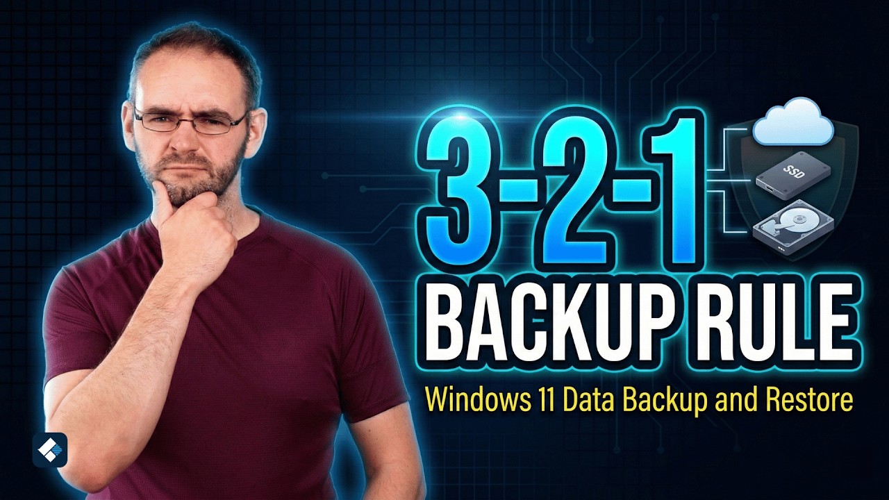 3-2-1 Backup Rule For Data Backup and Restore on Windows 11