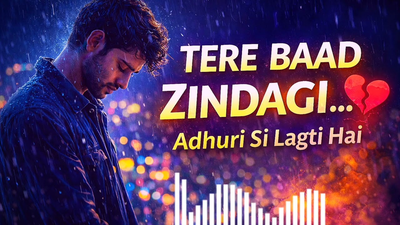 Tere Baad Zindagi Adhuri Si Lagti Hai 💔 | New Sad Song 2026 | Heart Touching Hindi Bewafai Song