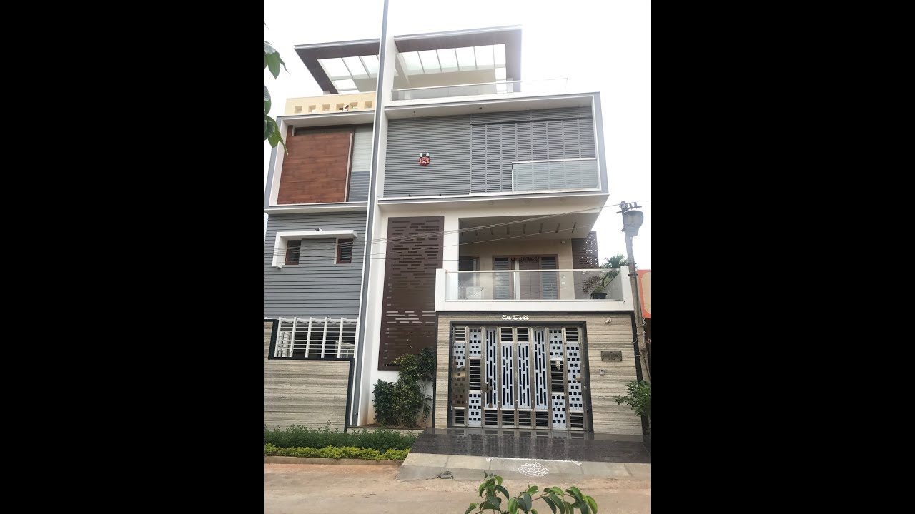 40X60 North facing Home in MEI layout,Bengaluru | Balaji Residence by Design Studio Architect