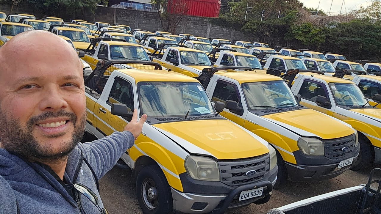 MEGA LEILÃO da CET tem CAMINHOTES e MOTOS 