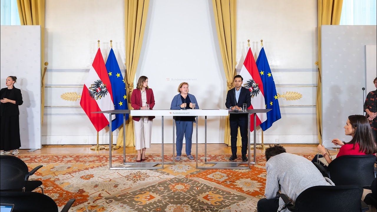 Pressekonferenz zum Thema 