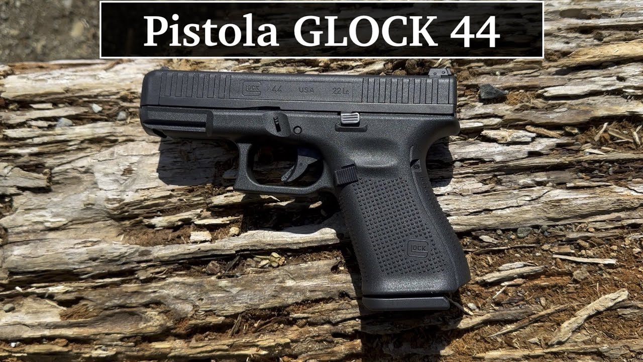 Disparando la pistola GLOCK 44 22LR, video en español
