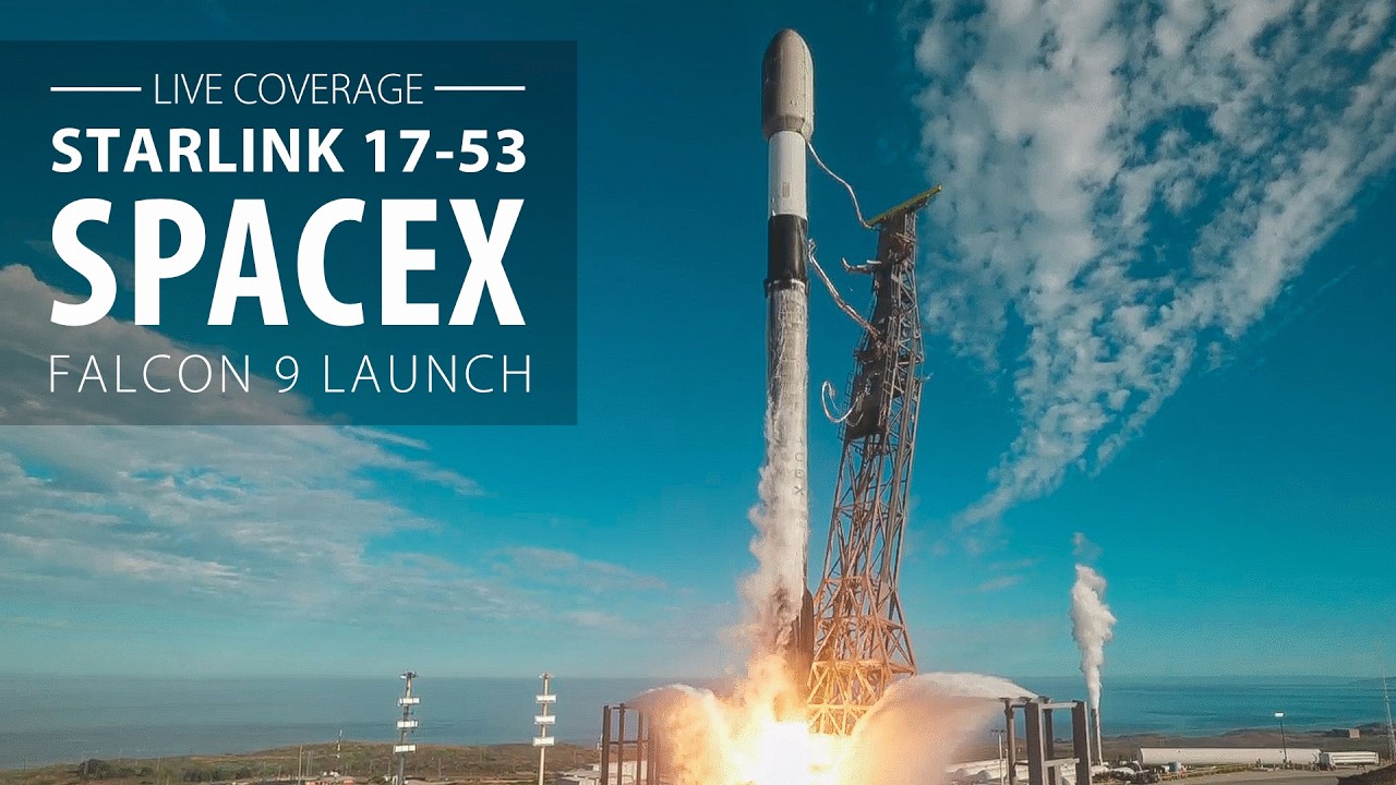 Прямая трансляция: ракета SpaceX Falcon 9 запускает 24 интернет-спутника Starlink из Калифорнии