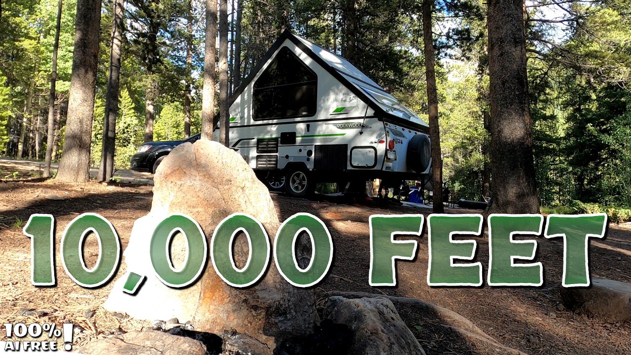 BOONDOCKING CLEAR CREEK, COLORADO | Getting High in The Rockies, Like 10,000 Feet High.