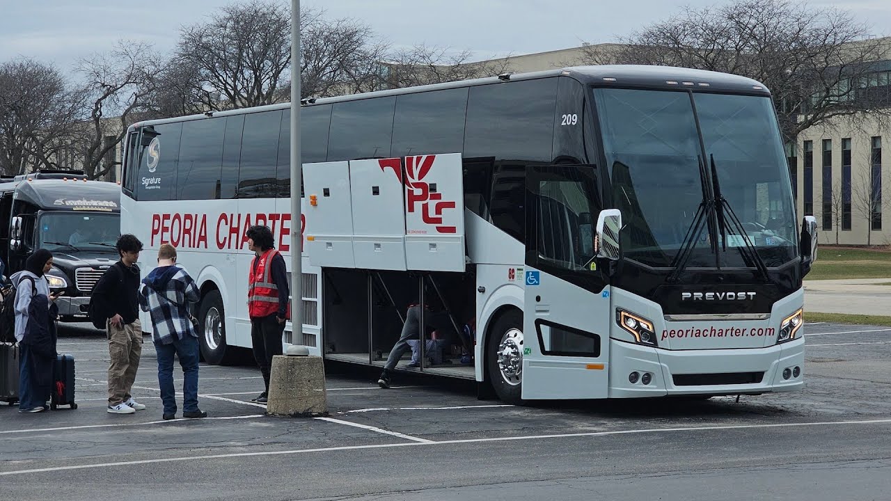 Schedule Extra with a 2024 Prevost H3-45 - POV Bus Driving