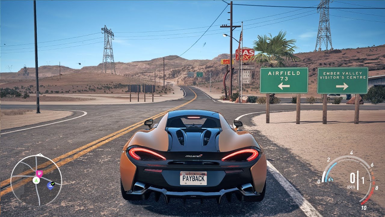 Need For Speed: Payback - McLaren 570S Coupe - Open World Free Roam Gameplay (PC HD) [1080p60FPS]