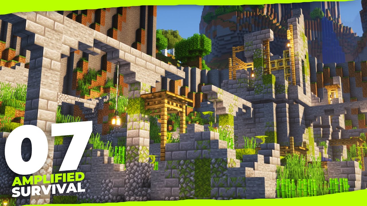 Overgrown Temple Ruins | Minecraft 1.18 Amplified Survival | #7