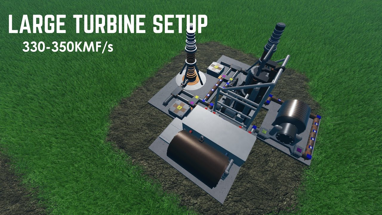 Geothermal Large Turbine Setup | Industrialist Roblox