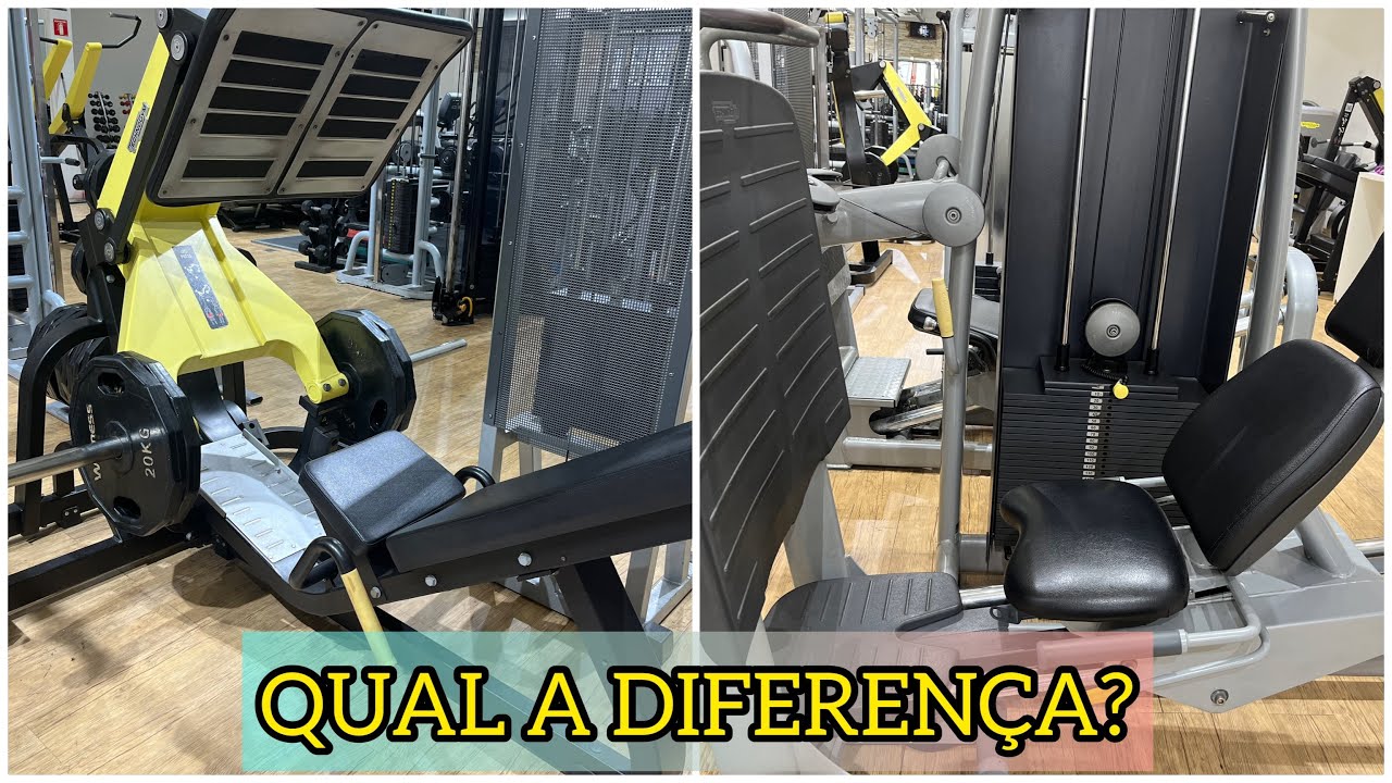 ✅ QUAL A DIFERENÇA ENTRE O LEG PRESS HORIZONTAL E O 45?