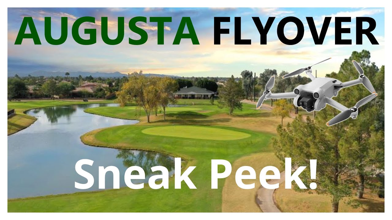 Augusta Sneak Peek Flyover | DJI Mini Pro 3