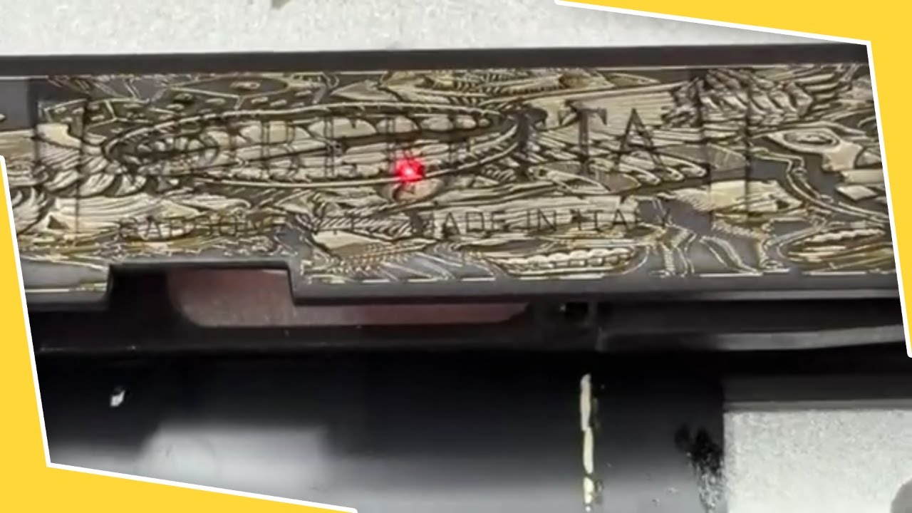 Beretta Laser Engraved w/ Custom Graphic