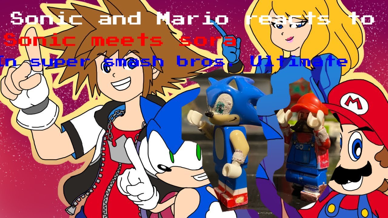 Sonic and Mario reacts to sonic meets sora  In super smash Bros. Ultimate￼