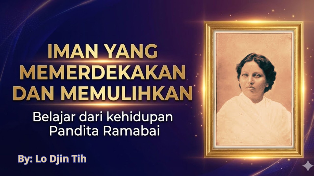 PANDITA RAMABAI - “IMAN YANG MEMERDEKAKAN DAN MEMULIHKAN”