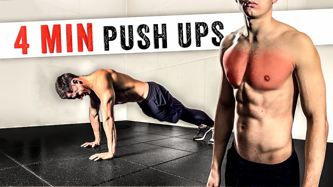 4 MIN Anywhere PUSH UP WORKOUT