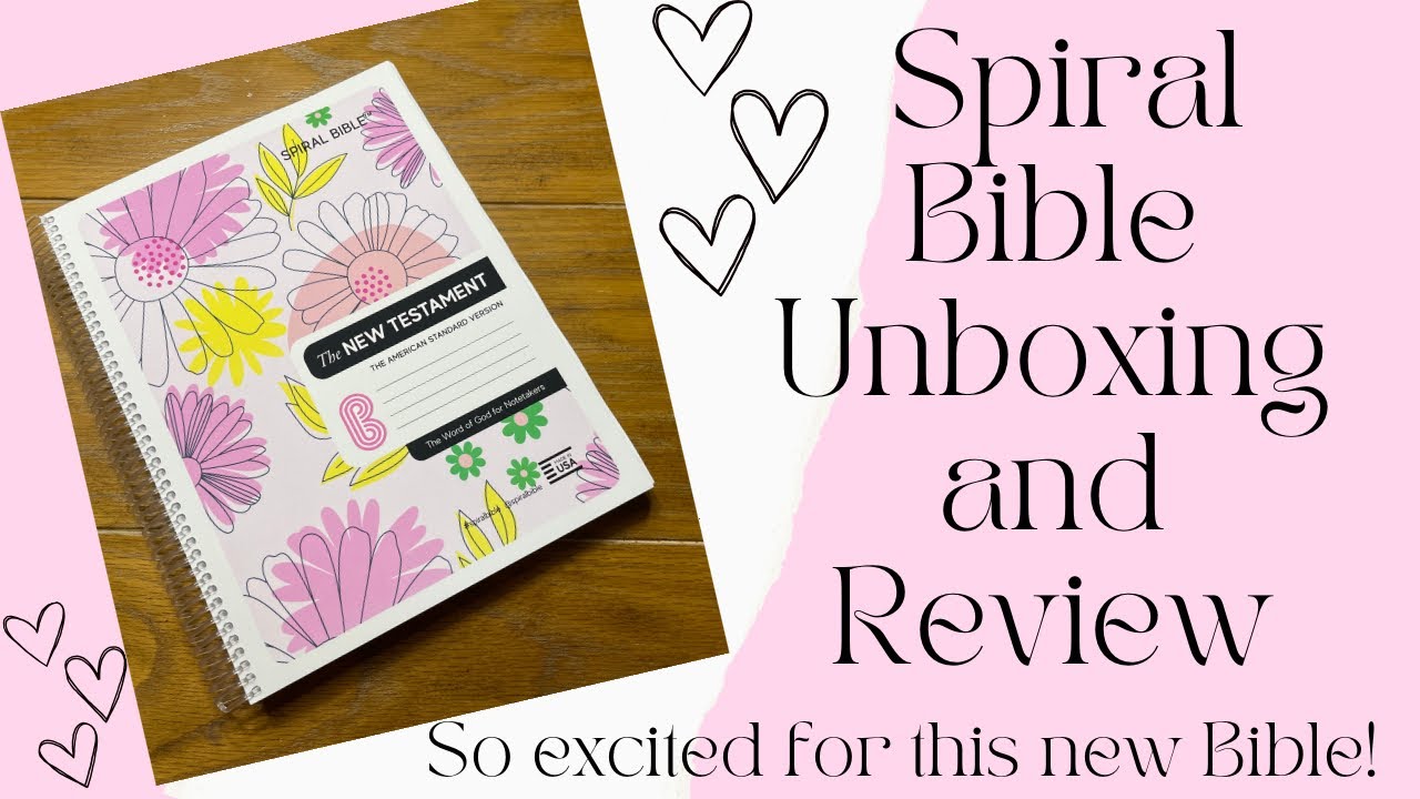 Spiral Bible Unboxing and Review- So excited to show you this new Bible! ❤️