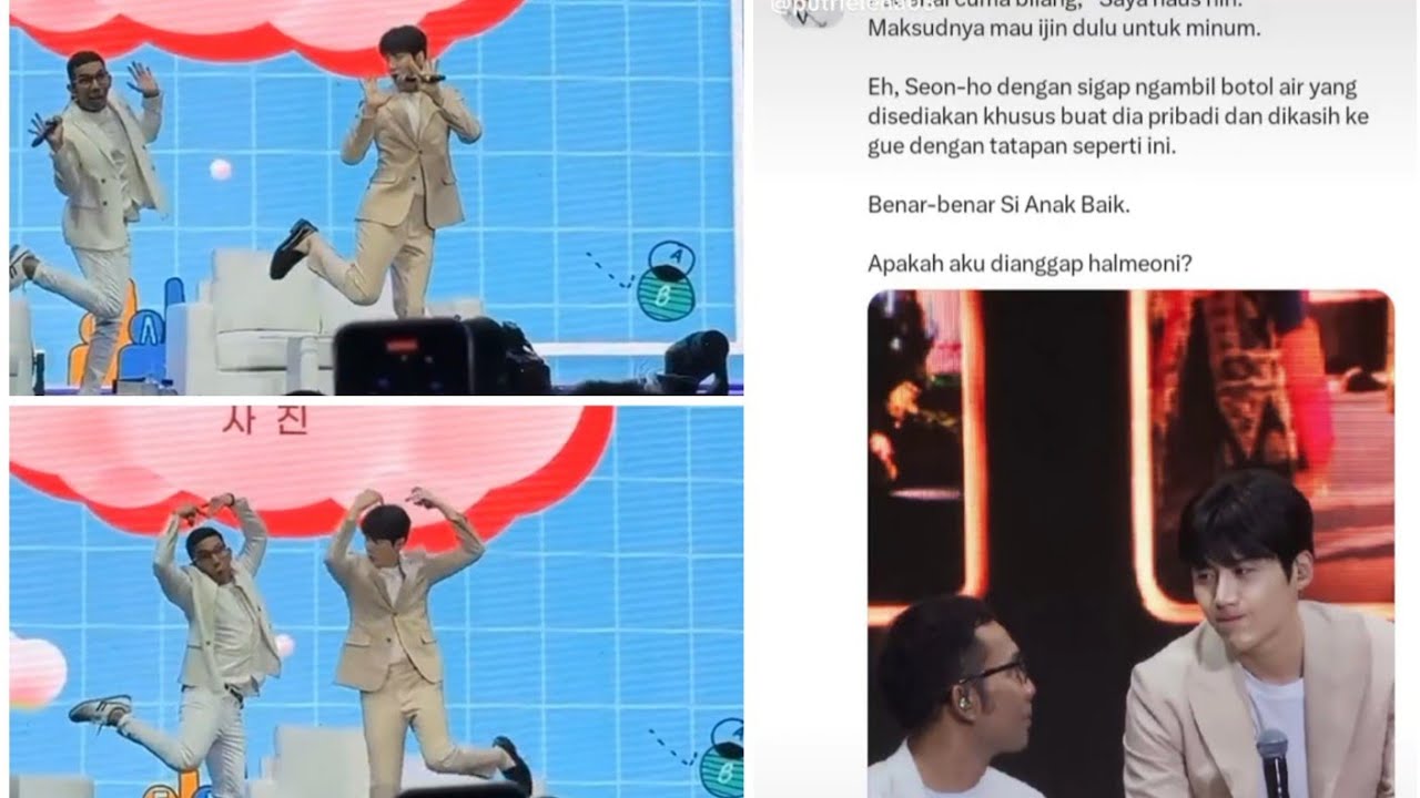 FANMEET KIM SEONHO DI INDONESIA BERSAMA MC INDRA HERLAMBANG