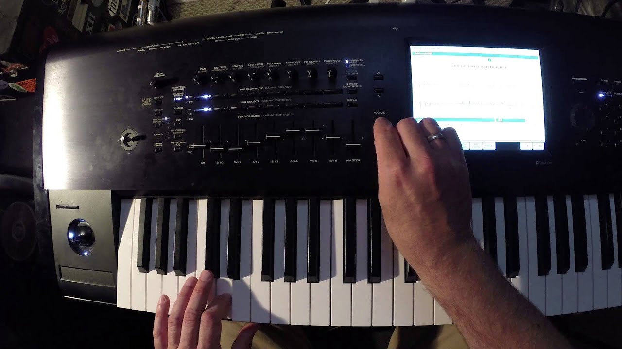 How To Make DJ Scratch Sounds on the Korg Kronos