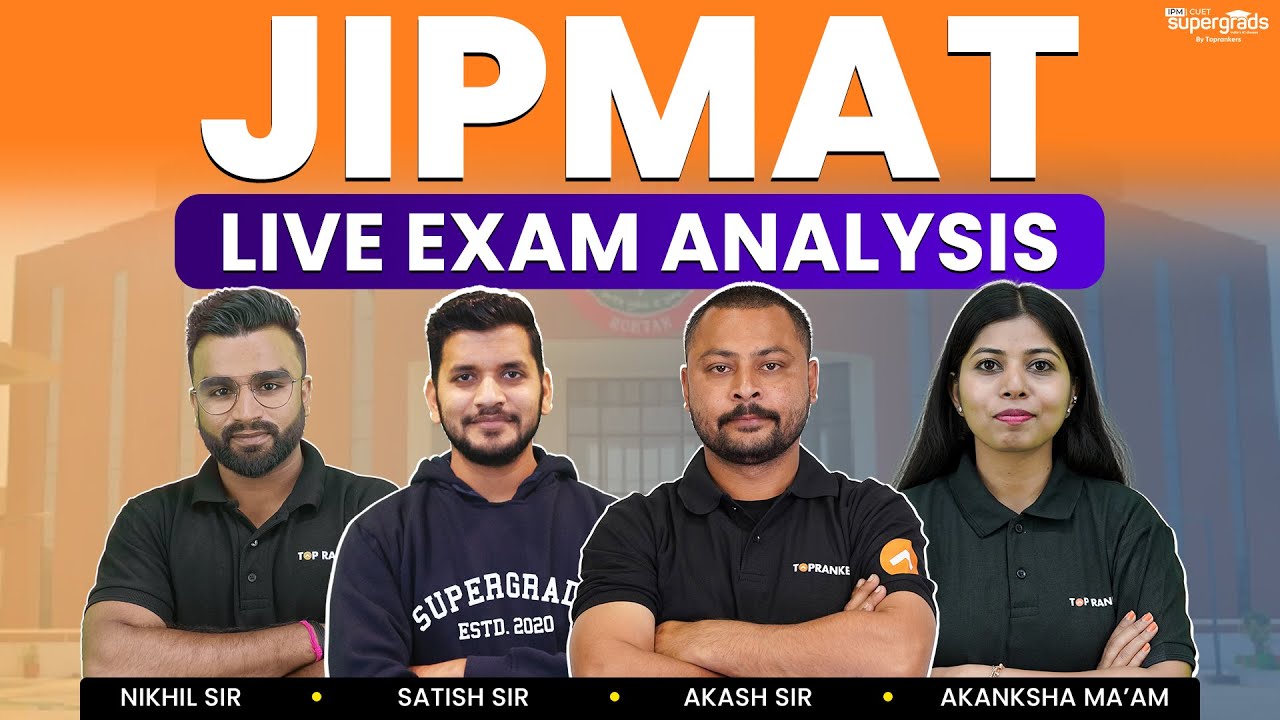 JIPMAT 2023 Exam Analysis | JIPMAT 2023 Question Paper Solution | JIPMAT 2023 Paper Analysis