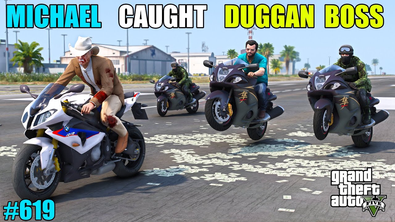 GTA 5 : MICHAEL SECURITY SAVED HIM FROM DUGGAN BOSS | GTA 5 GAMEPLAY #619