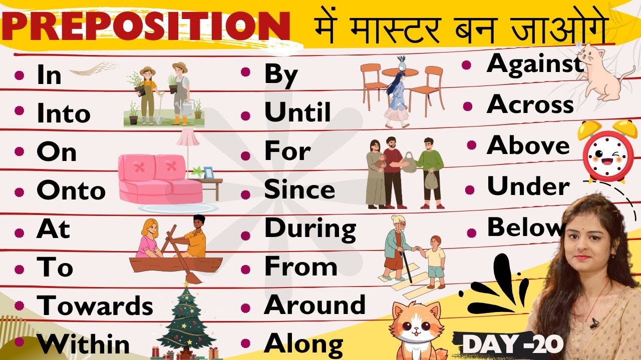 English Grammar | Preposition | Preposition in English | Prepositions List | Preposition Examples