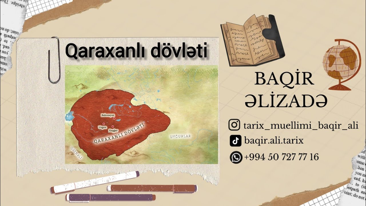 Qaraxanlı dövləti mövzusunun asan izahı.(2024-cü il)