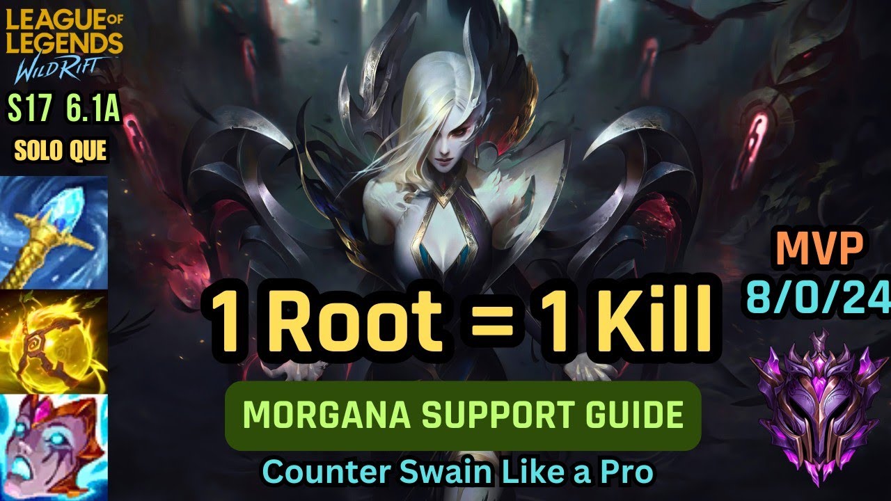 Wild Rift – Morgana Support Guide 2025 | How To Dominate | Build, Runes & Gameplay