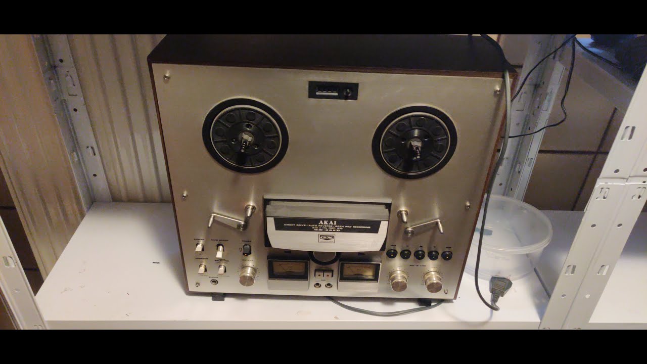 Akai GX265 Capstan Antrieb defekt - Reparatur