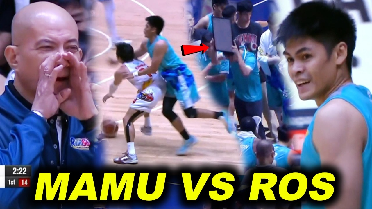 Nakipag-pisikalan si Mamuyac sa Rain or Shine! Ngayon lang nagalit ng ganito si Coach Charles Tiu!