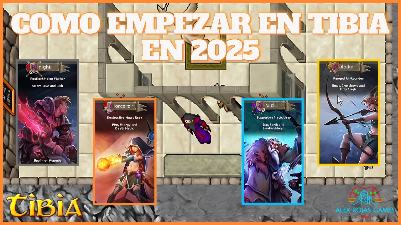 COMO EMPEZAR EN TIBIA EN 2025 | INFORMACION PARA NUEVOS | TUTORIAL GAMEPLAY